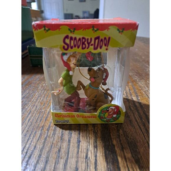 Vintage Scooby Doo Cartoon Network Trevco Shaggy Scooby Christmas Ornament - Picture 1 of 4